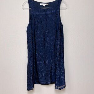 Max Studio Navy Shift • Sz L